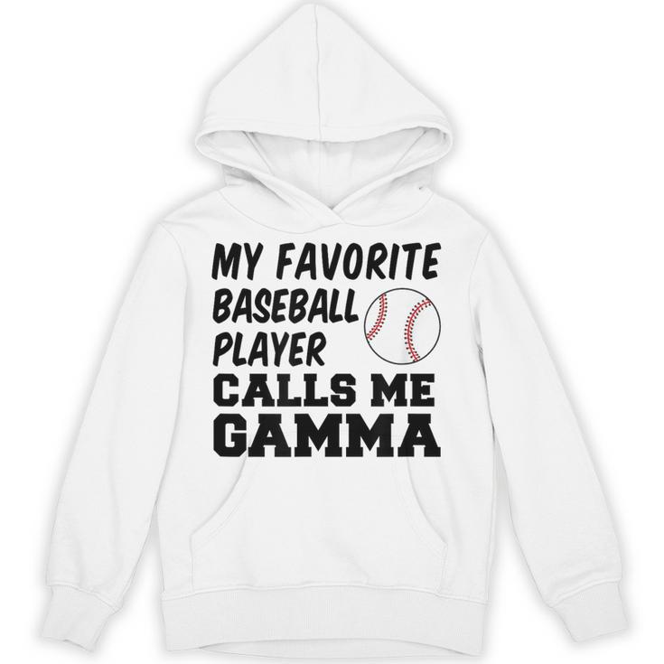 My Favorite Baseball Player Calls Me Gamma Unisex Hoodie