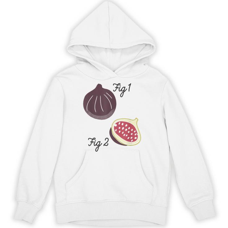 Fig 1 Figs Fruit Scientific Drawing Textbook Graphic Unisex Hoodie