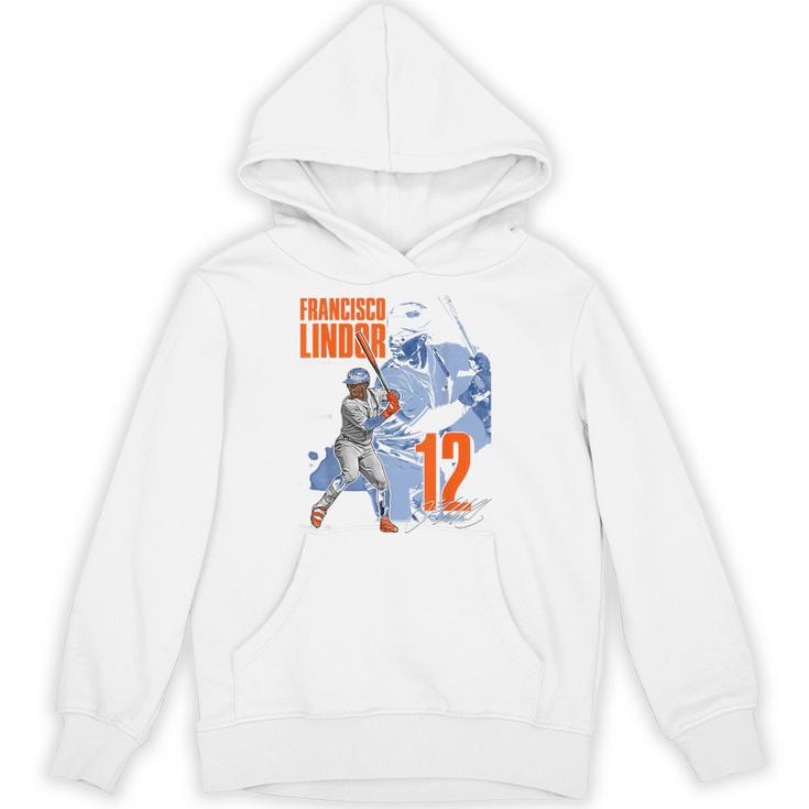 Francisco Lindor New York M Baseball Players MLBFLI304N Unisex Hoodie