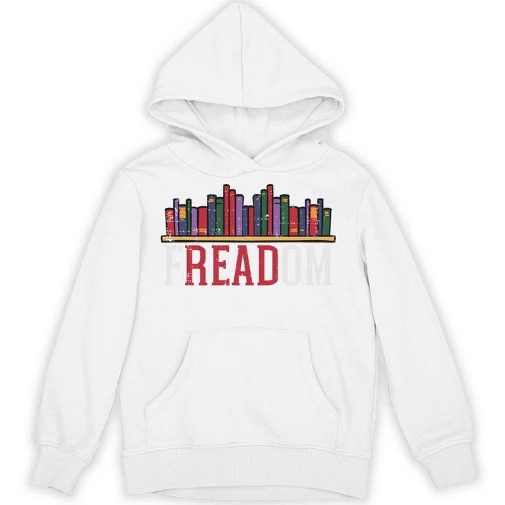 Freadom Shelf Read Reading Book Librarian Men Women Kids Performance Unisex Hoodie