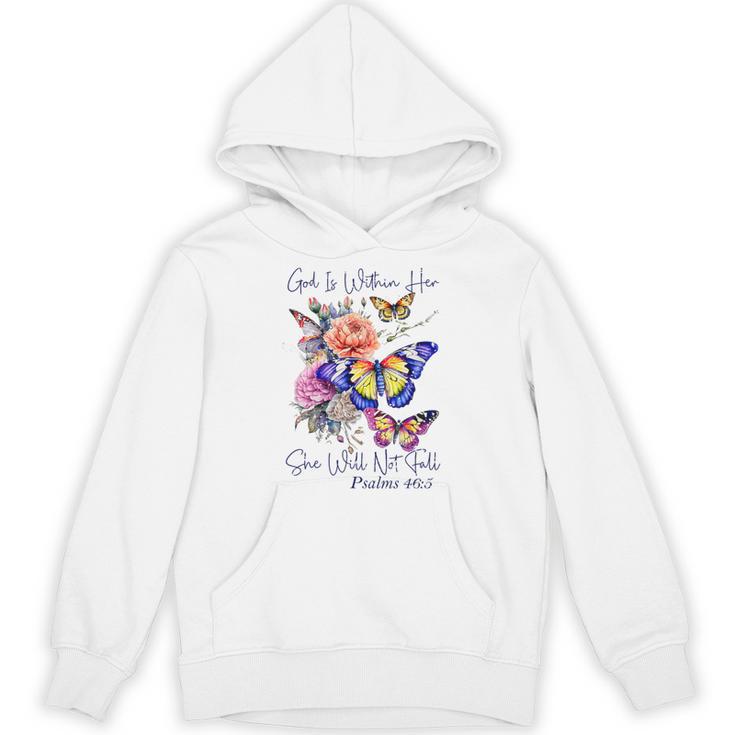 God Is Within Her Faith 聖句 詩篇 パーカー