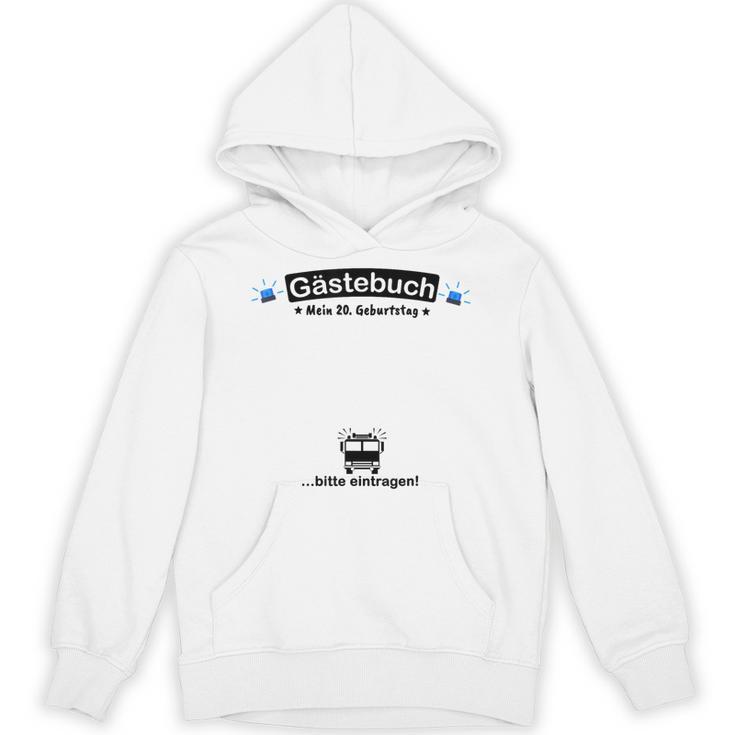 Guest Book Fire Brigade 20th Birthday Unisex Hoodie