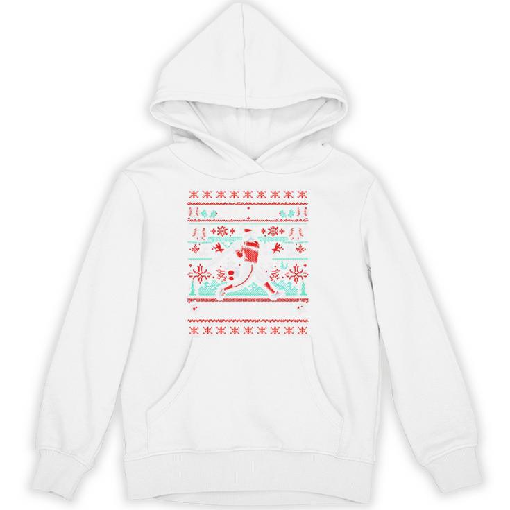 Ho Ho Homerun Baseball Ugly Christmas Sweater Party Hitter Unisex Hoodie