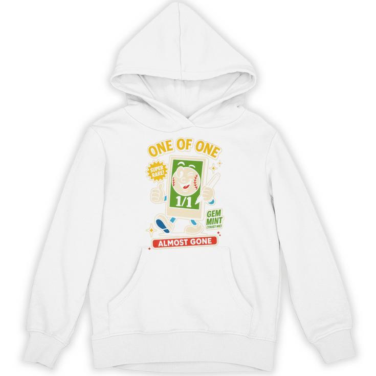 Hobby Trading Card Parody Humor 11 Baseball Cards Collector Premium Unisex Hoodie