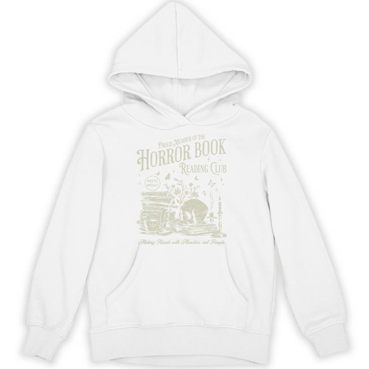 Horror Book Reading Club Vintage Gothic Premium Tri-Blend Unisex Hoodie