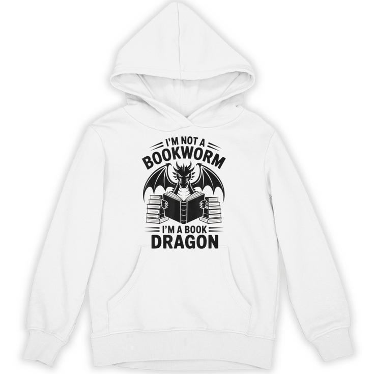 I'm Not a Bookworm I'm a Book Dragon Fantasy Readers Club Unisex Hoodie