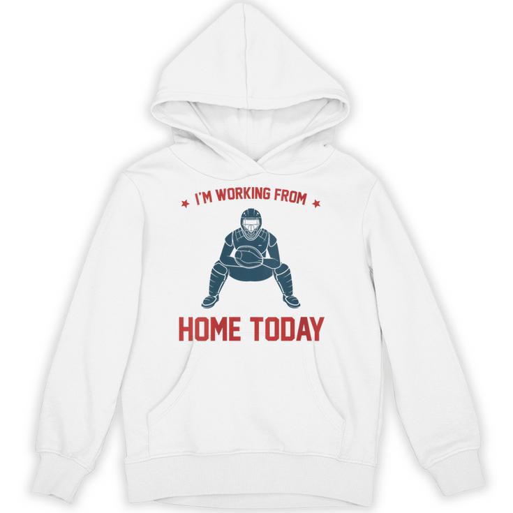 I'm Working From Home Today Baseball Lover Men Women Unisex Hoodie