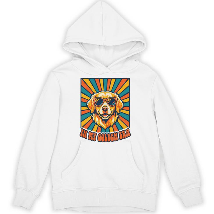 In My Golden Era レトロレトリバー ドッグサングラス グラフィックtシャツ 長袖tシャツ パーカー