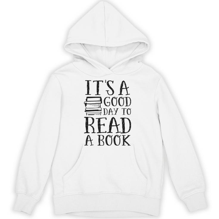 Its a Good Day To Read a Book Across America Boys Girls Kids Premium Tri-Blend Unisex Hoodie