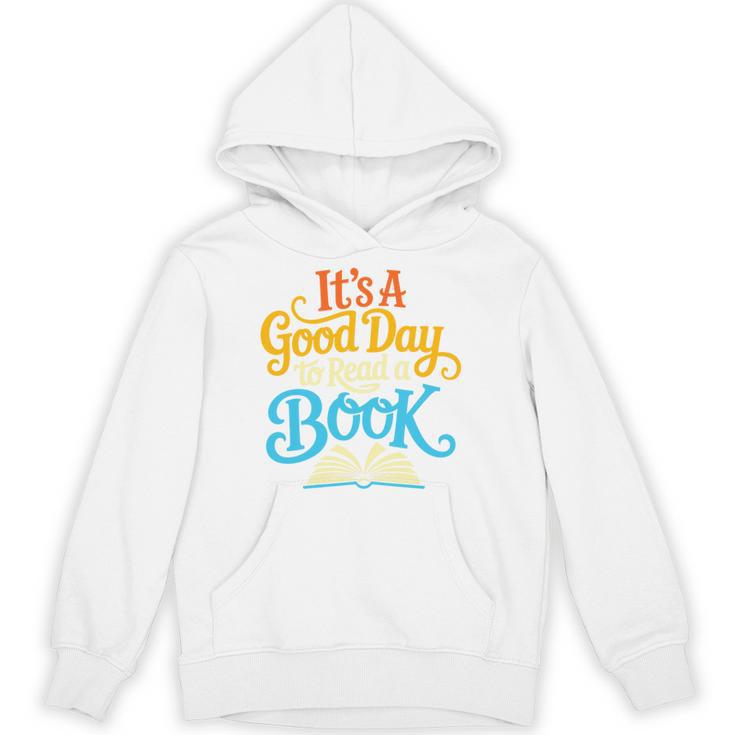 It's A Good Day To Read A Book Library Bookworm Premium Tri-Blend Unisex Hoodie
