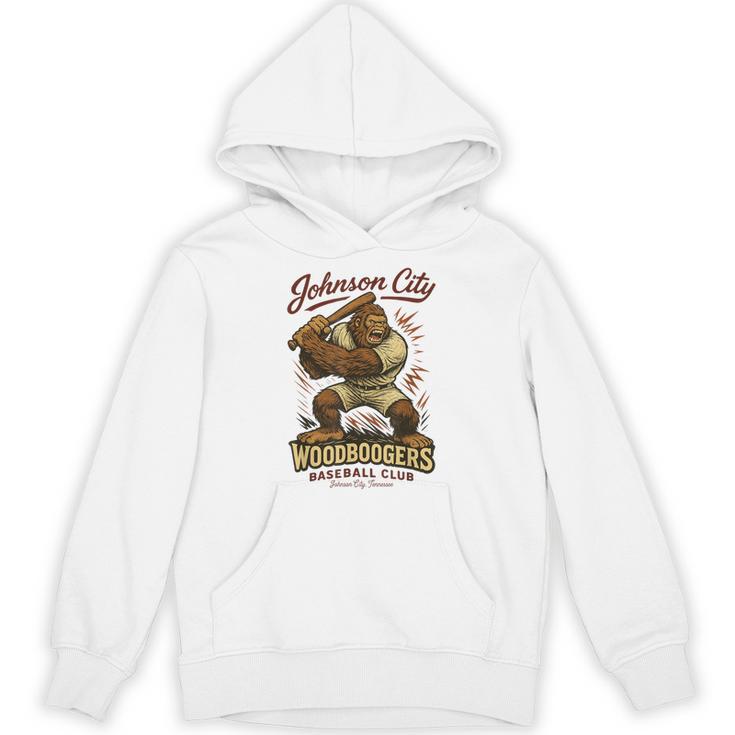 Johnson City Woodboogers Retro Baseball Club Unisex Hoodie