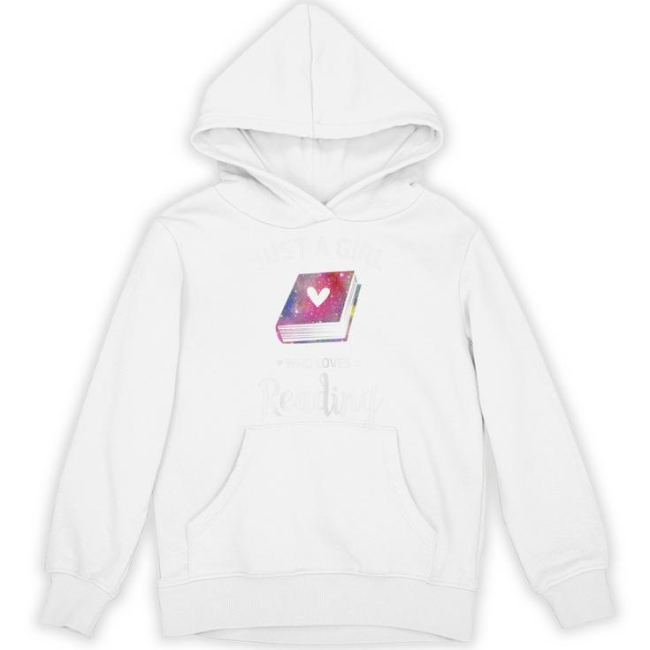 Just a Girl Who Loves Reading Book Lover  Reading Unisex Hoodie