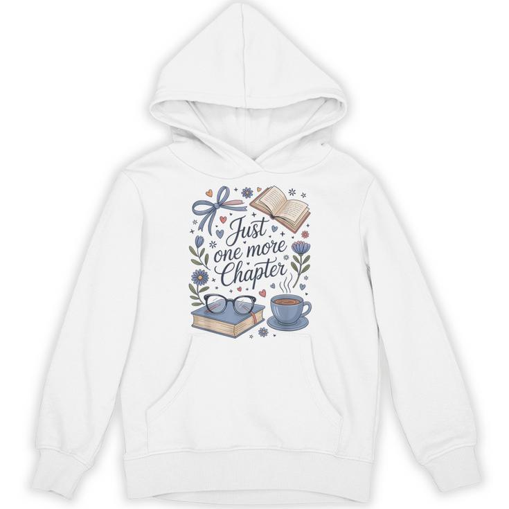 Just One More Chapter Cute Book Lover Reading Unisex Hoodie