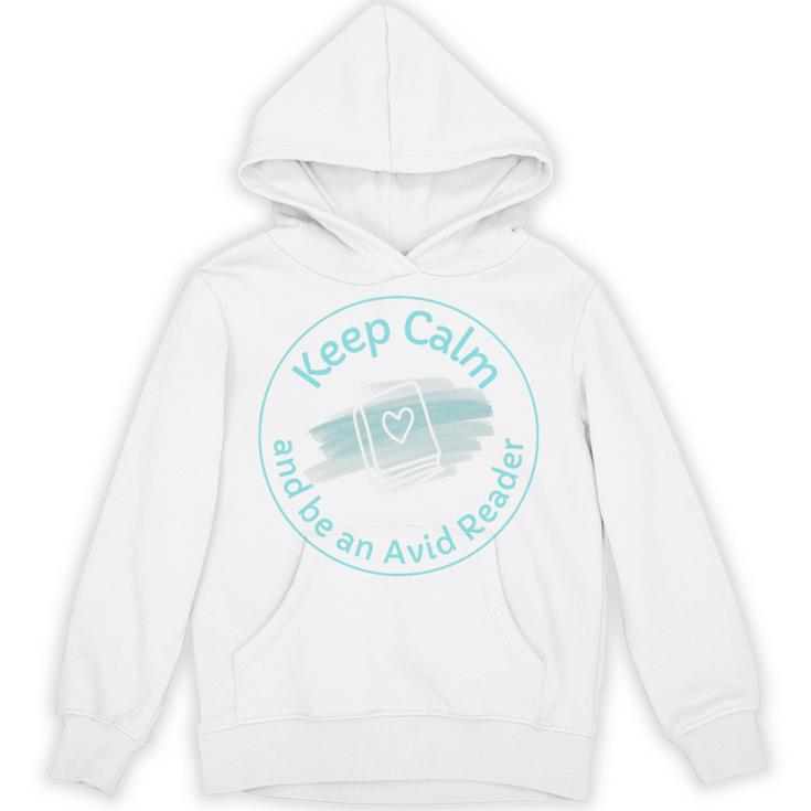 Keep Calm And Be An Avid Reader Books Premium Tri-Blend Unisex Hoodie