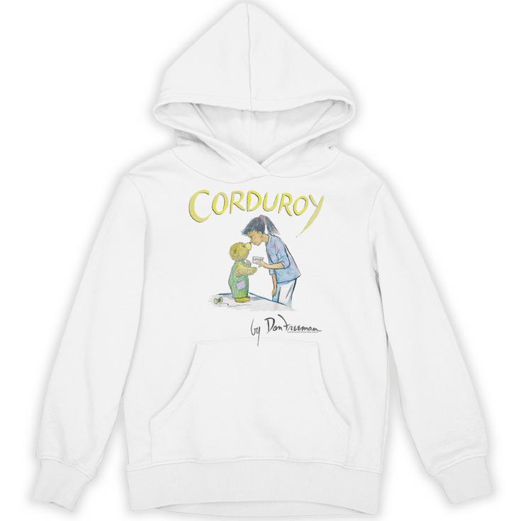 Kids Corduroy Illustrated Cover Kids Book Unisex Hoodie