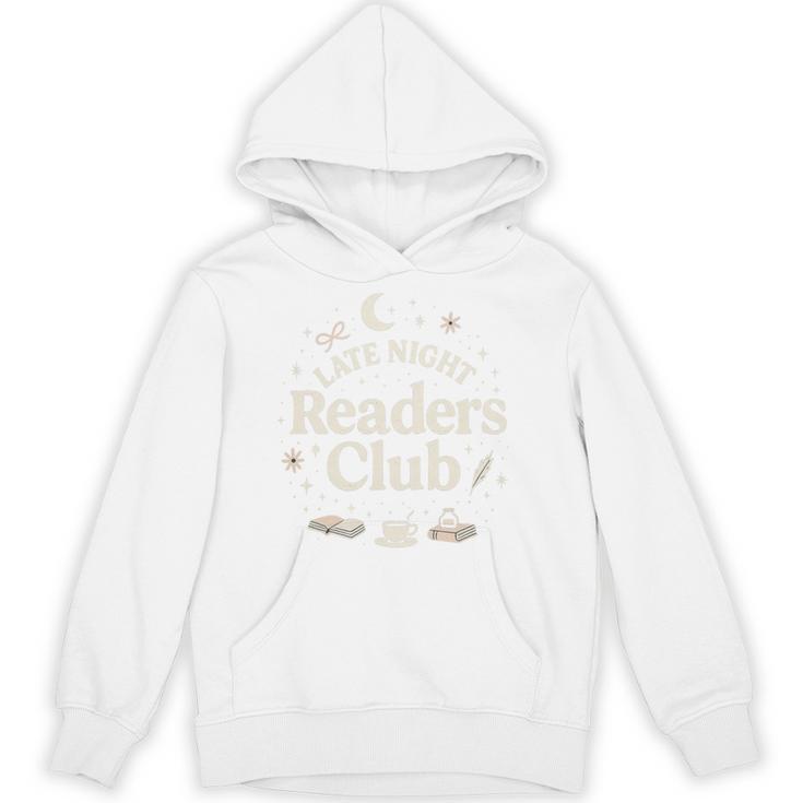 Late Night Readers Club Moon & Stars Book Lover Unisex Hoodie