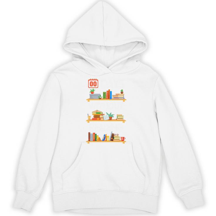 Library Librarian Bookworm Book 00 Days Without Reading Premium Tri-Blend Unisex Hoodie