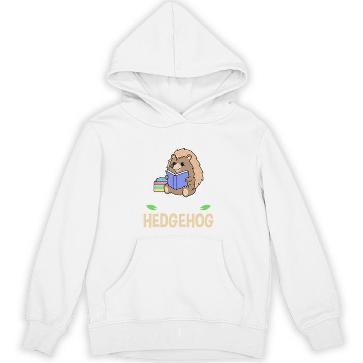 Life Is Better With A Hedgehog And Reading Books Unisex Hoodie