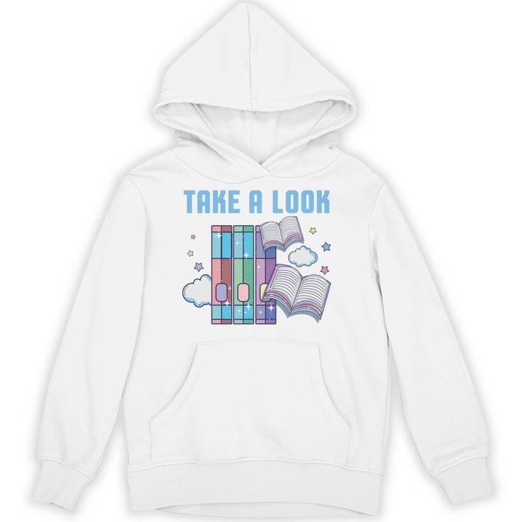 Take A Look Its In A Book Shirt Reading Readers Unisex Hoodie