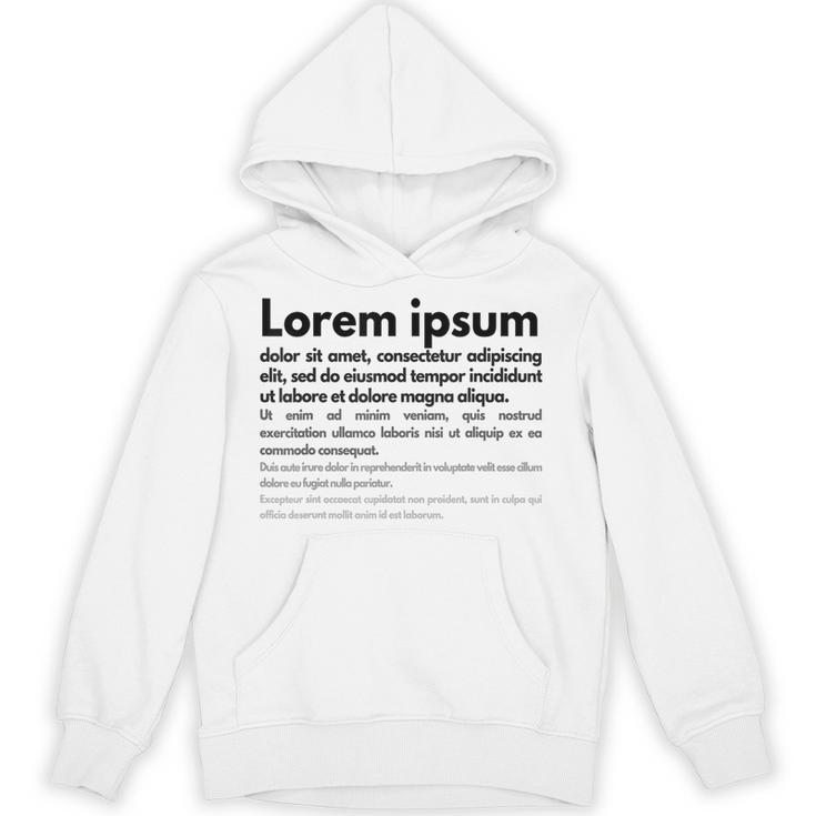 Lorem Ipsum パーカー