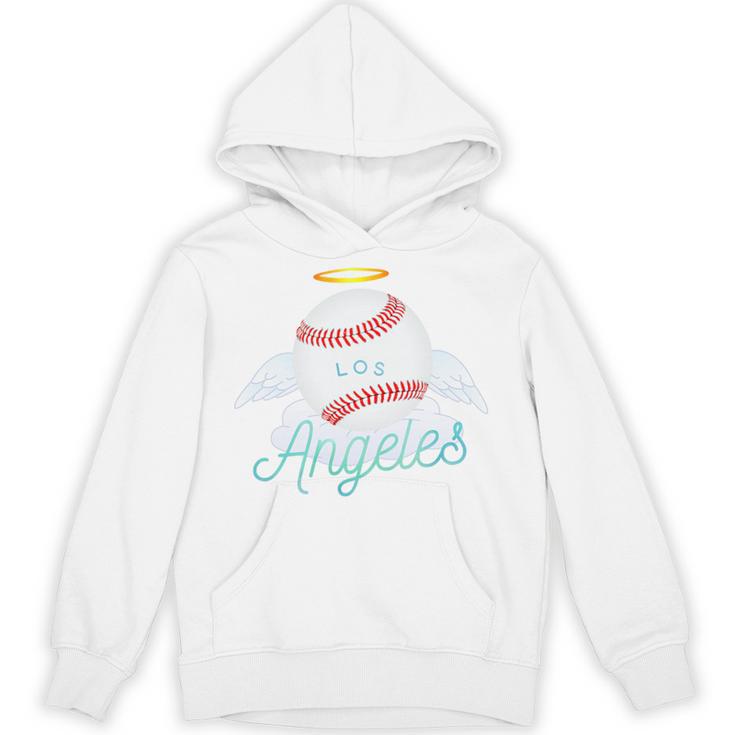 Los Angeles Angel Ball Tshirt Cool Baseball Team Premium Tri-Blend Unisex Hoodie