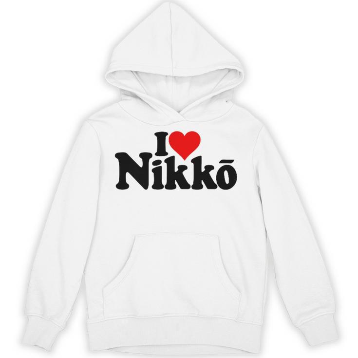 I Love Heart Nikko Japan 栃木県 パーカー