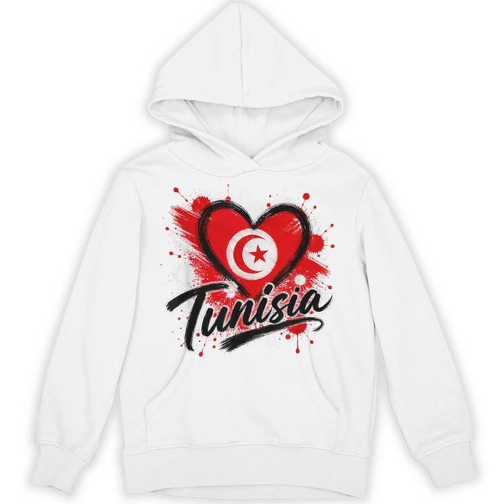 I Love Tunisia 旅行旗 ハート ツーリスト バケーション デザイン パーカー