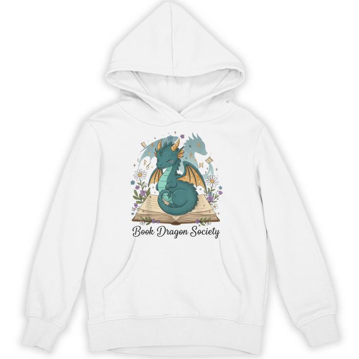 Magical Book Dragon Fantasy Reading Enthusiast Art Unisex Hoodie