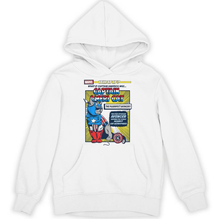 Marvel What If Captain Ameri-Cat Comic Book Cover Unisex Hoodie