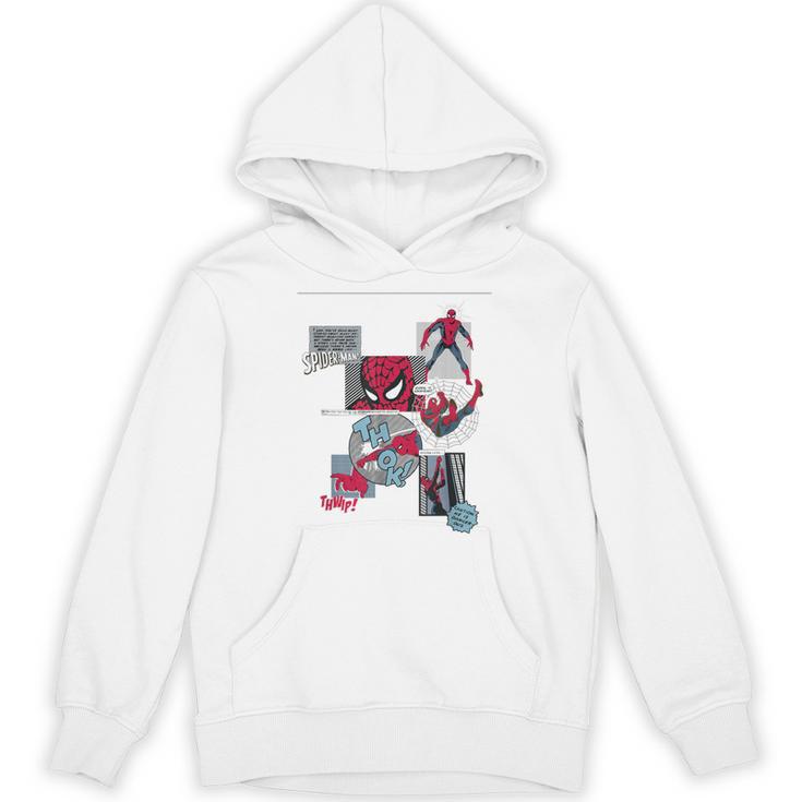 Marvel Comics Spider-Man Classic Comic Book Collage Unisex Hoodie