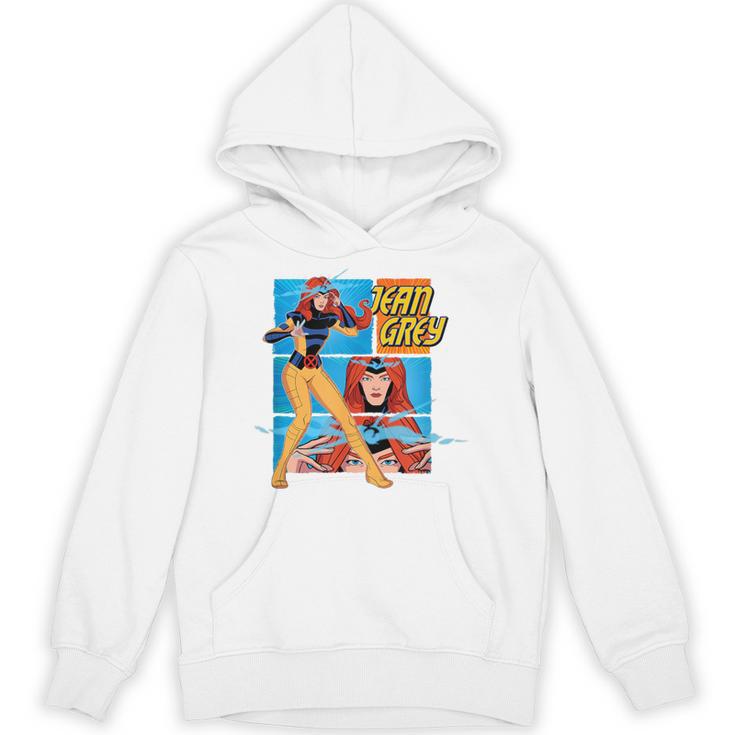 Marvel X-Men '97 Jean Grey Vintage Classic Comic Book Panels Unisex Hoodie Marvel X-Men '97 Jean Grey Vintage Classic Comic Book Panels Unisex Hoodie