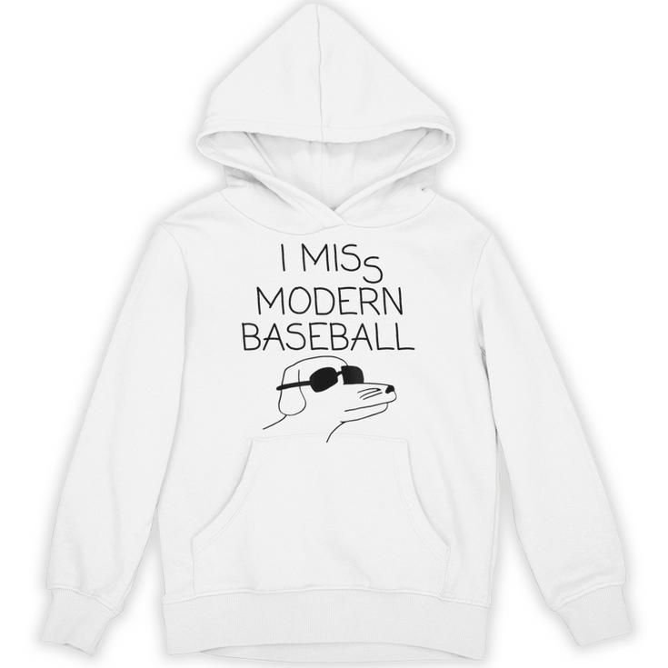 I Miss Modern Baseball Vintage Baseball Meme Tee Unisex Hoodie