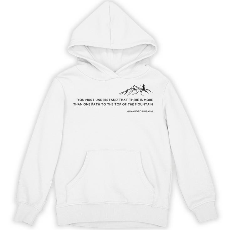 Miyamoto Muhashi Quote Samurai Warrior Book Of Five Rings Unisex Hoodie