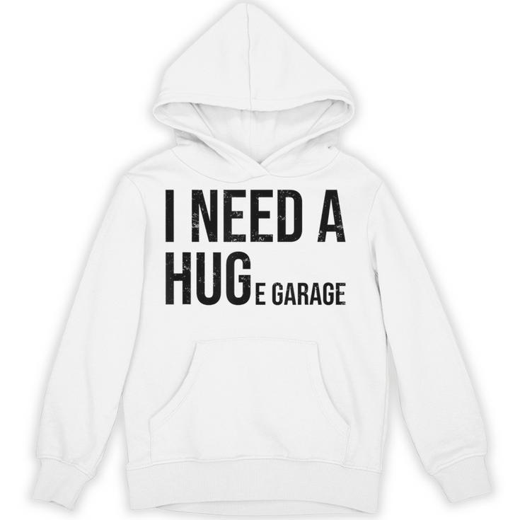 I Need A Huge Garage 面白い 車 バイク 整備士 工房 引用 パーカー