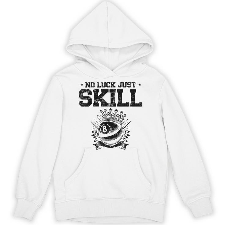 No Luck Justkill ビリヤードキュー プールスヌーカー パーカー