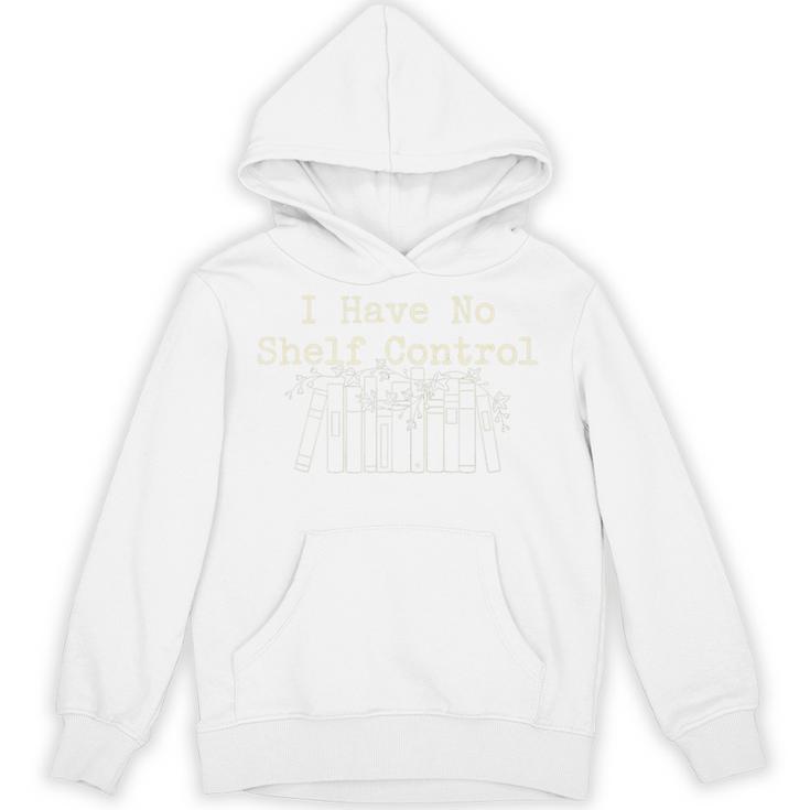 I Have No Shelf Control Books Minimal Line Art Bookworm Premium Tri-Blend Unisex Hoodie