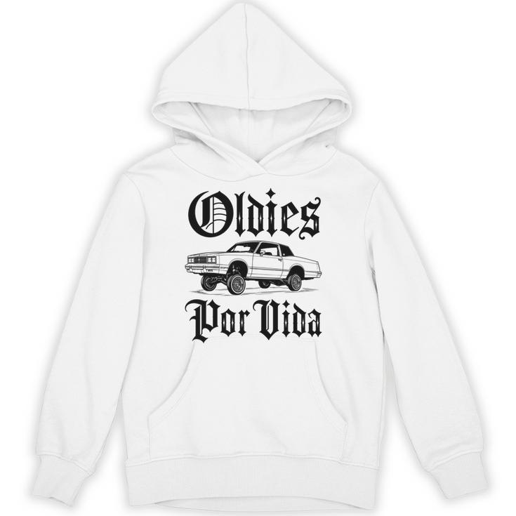 Oldies Porida ヴィンテージ ローライダー 車 メキシカン チカーノ チョロ 長袖tシャツ パーカー