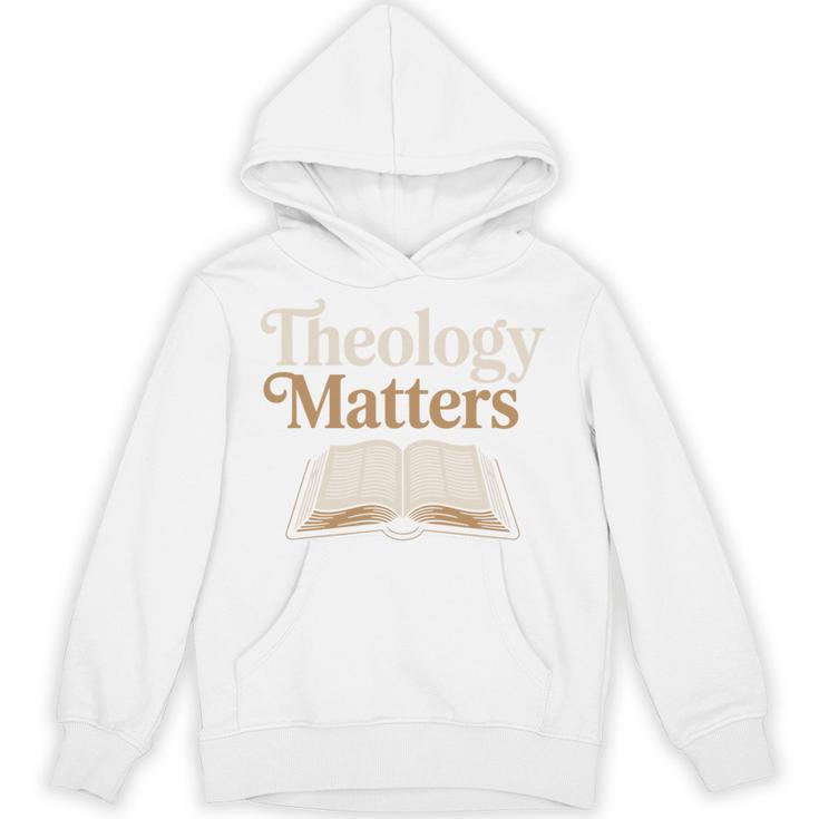 Theology Matters Open Book Unisex Hoodie