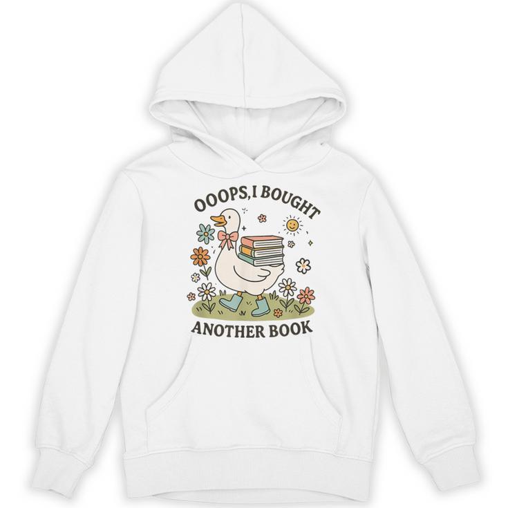 Oops I Got Another Book Goose Reading Humor Unisex Hoodie
