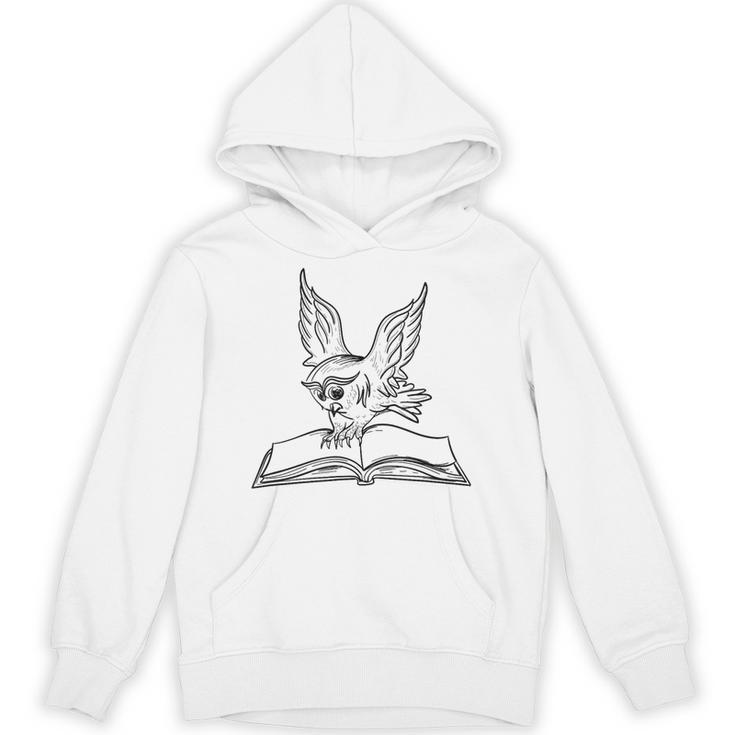 Owls And Books Reading Forest Animal Unisex Hoodie
