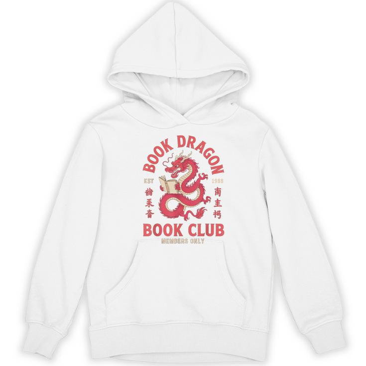 Please Bookworm Be Book Dragon Club School Nerd Library CNY Unisex Hoodie