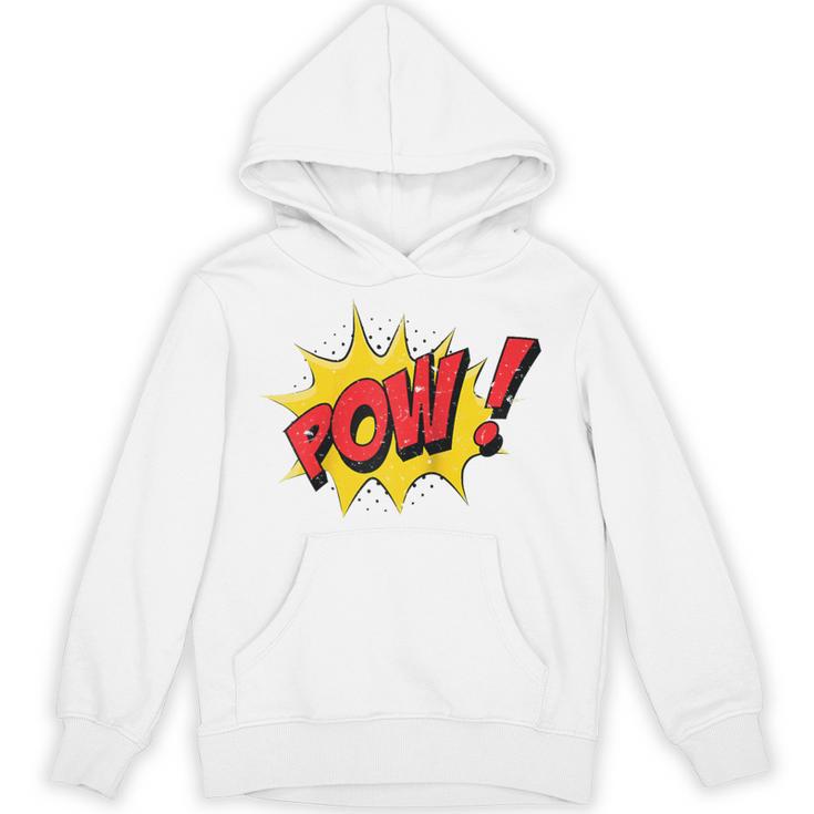POW Comic Book Cartoon Pop Art Raglan Baseball Tee Unisex Hoodie