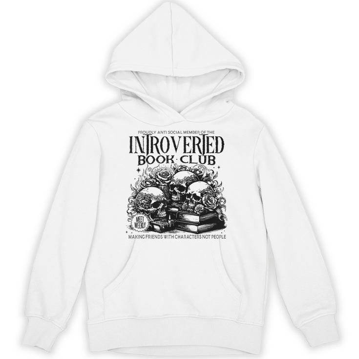 Proudly Anti Social Member Of The Introverted Book Club Unisex Hoodie