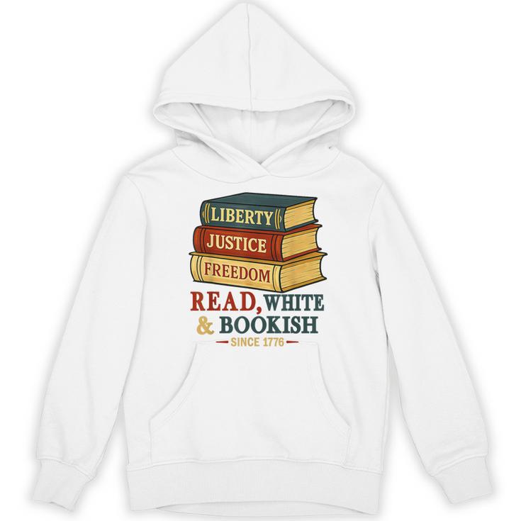 Read & Bookish Since 1776 Books Patriot 4th Of July Unisex Hoodie