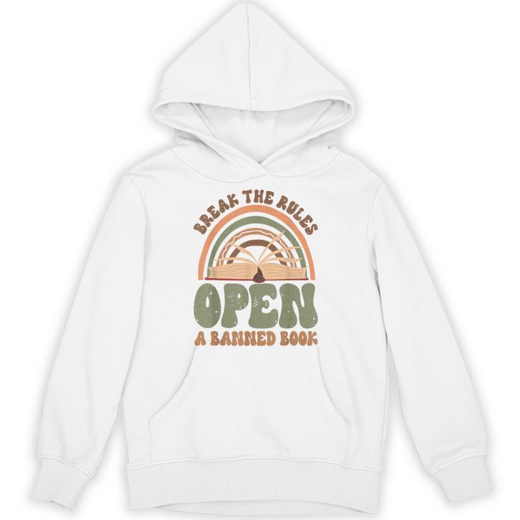 Read Banned Books Break The Rules Banned Books Unisex Hoodie