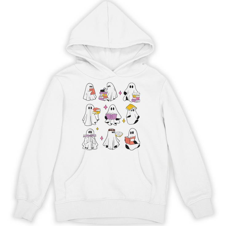 Read More Books Booooks Halloween Boooks Ghost Boo Teacher Men Women Kids Unisex Hoodie