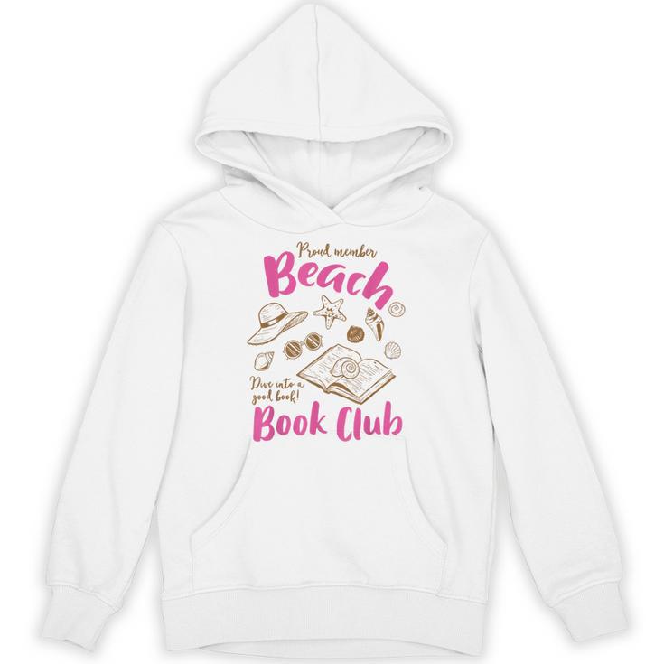 Reading Book Lover Bookish Proud Member Beach Book Club Unisex Hoodie