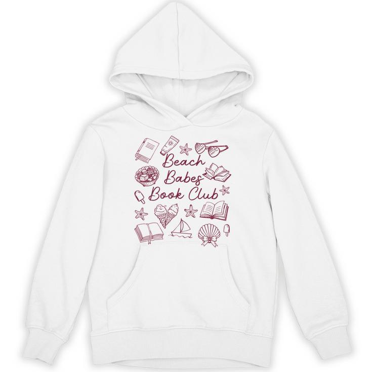 Reading Book Lover Bookish Summer Beach Babes Book Club Unisex Hoodie
