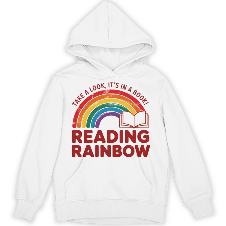 Reading Book Rainbow Literacy Learning Premium Tri-Blend Unisex Hoodie
