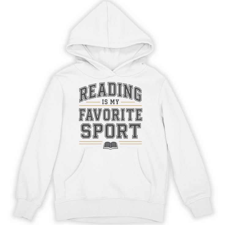 Reading Is My Favorite Sport Bookish Book Nerds Bookworms Unisex Hoodie